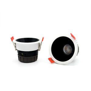 7 Watt Deep Black COB Downlight (White)